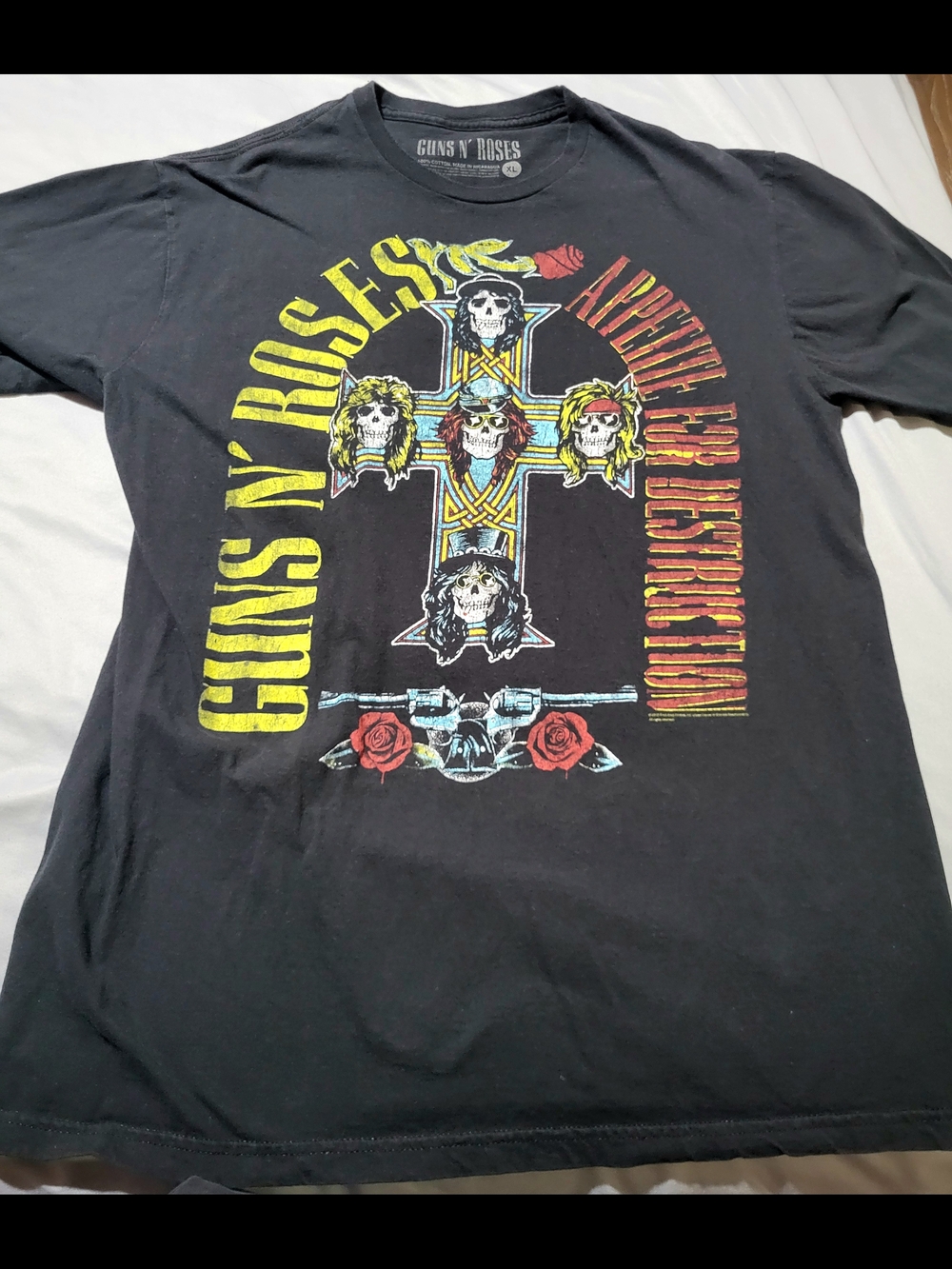 Mens Tshirt Guns N Roses - Appetite for Destruction